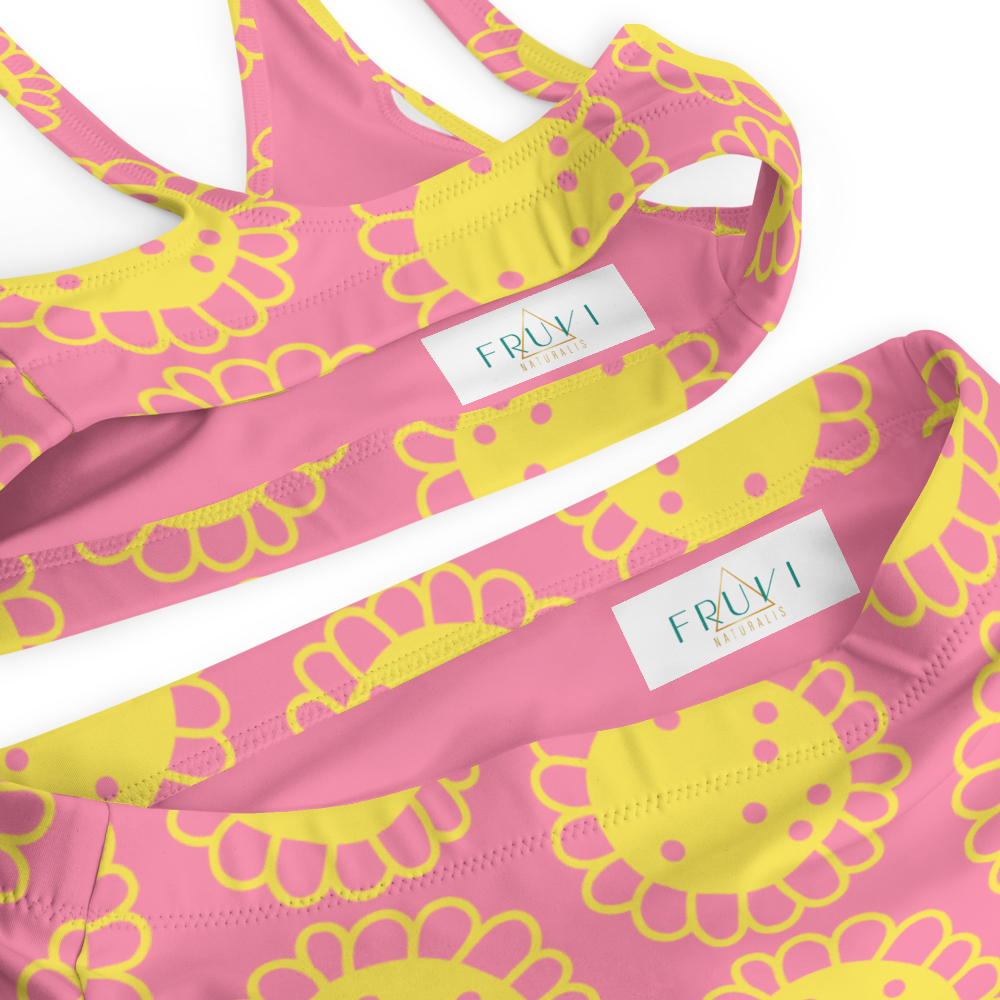 Here comes the sun / Recycled high-waisted bikini