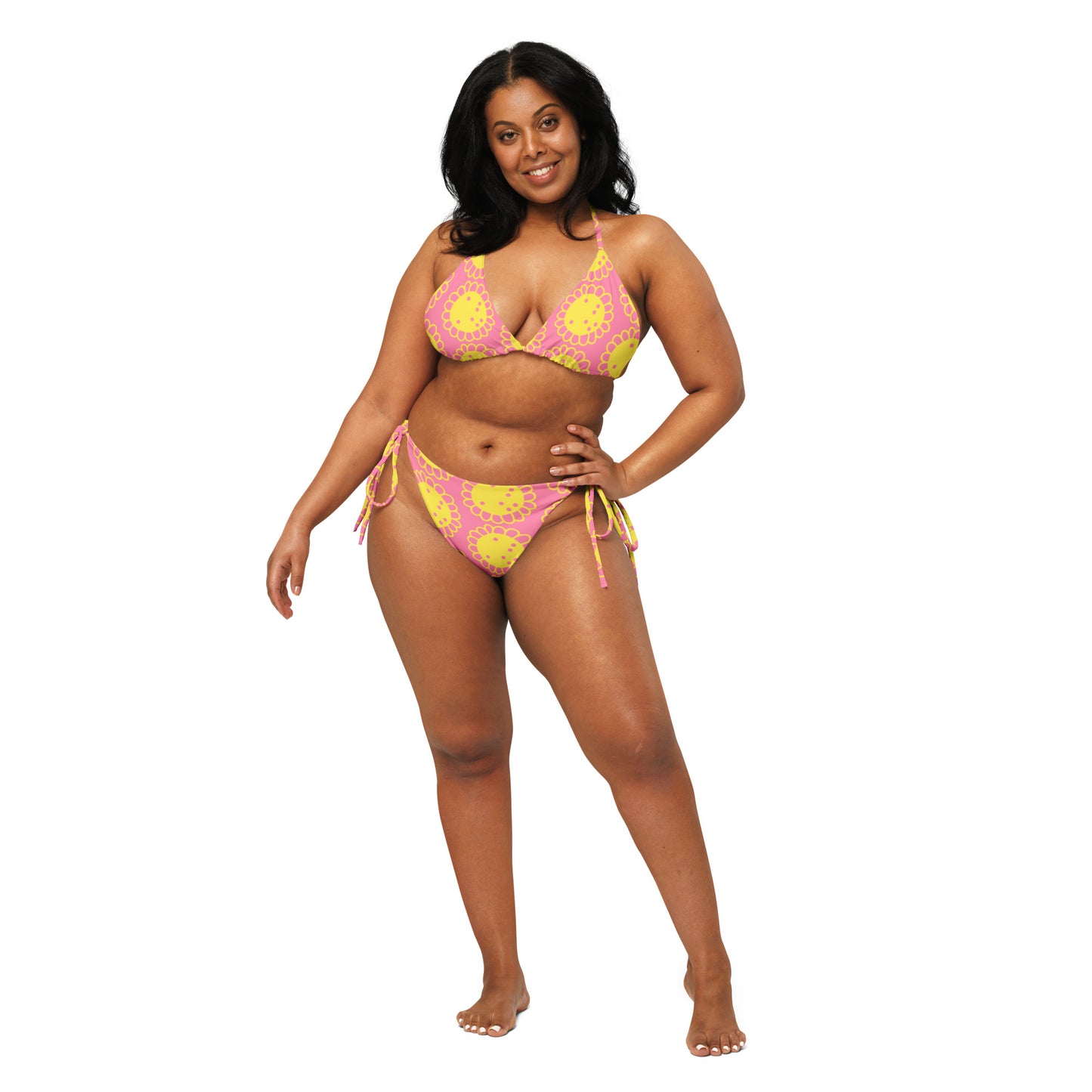 Here comes the sun / recycled string bikini